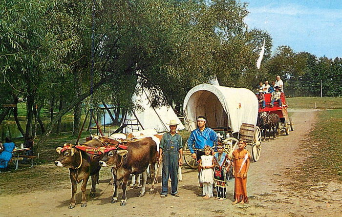 Frontier City - Vintage Postcard